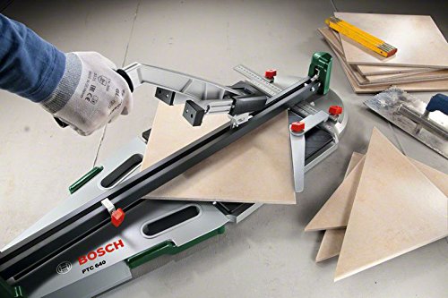Bosch Fliesenschneider PTC 640 (Fliesenstärke: 12mm, Schnittlänge: 640mm, Diagonalschnittlänger: 450 mm, im Karton)