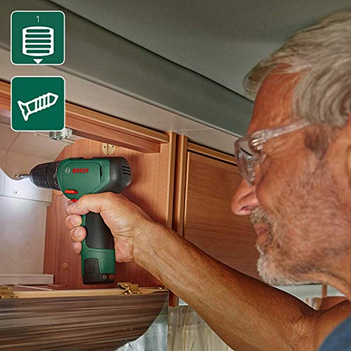 Bosch Akku Bohrschrauber EasyDrill 1200 (2 Akku, 12tlg. Zubehör-Set, 12 Volt System, im Koffer)