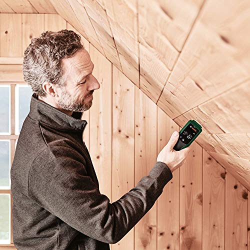 Bosch Feuchtigkeitsmessgerät UniversalHumid (präzise Ergebnisse dank Holzgruppenauswahl und LED-Ampel zureinfachen Interpretation)