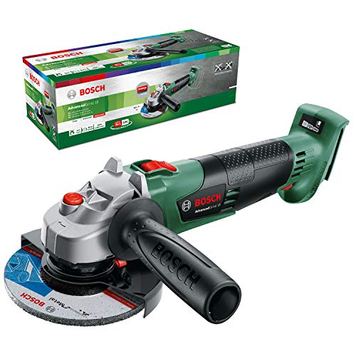 Bosch Winkelschleifer AdvancedGrind 18 (ohne Akku, 18 Volt System, Scheiben-Ø: 125 mm, im Karton), 18 V, Green