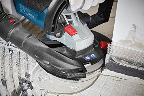 Bosch Professional Betonschleifer GBR 15 CAG (1.500 Watt, Leerlaufdrehzahl 9.300 min-1, Diamanttopfscheibe 125 mm, 3x Ersatzbürstenkranz, in L-BOXX 238)