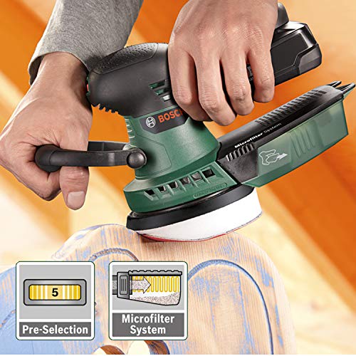 Bosch Akku Exzenterschleifer AdvancedOrbit 18 (ohne Akku, Schleifteller-Ø 125 mm, 18 Volt System, im Karton), Grün
