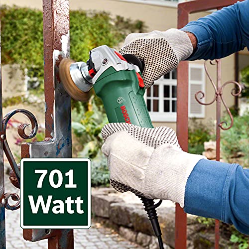 Bosch Home and Garden 06033A240A Bosch PWS 700-115 (701 W, Scheiben-Ø: 115 mm, im Karton) Winkelschleifer