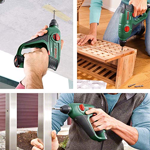 Bosch Akku Bohrhammer Uneo (2 Akku, 12 Volt System, max. Bohrtiefe in Beton 10mm, im Koffer)