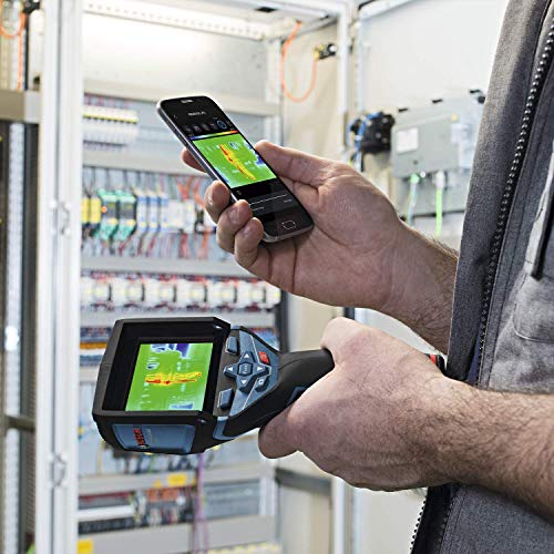 Bosch Professional 12V System Wärmebildkamera GTC 400 C (1x Akku 12V + Ladegerät, mit App-Funktion, Temperaturbereich: –10 °C bis +400 °C, Auflösung: 160 x 120 Pixel, in L-Boxx)