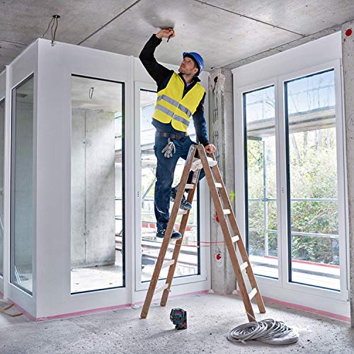 Bosch Professional Linienlaser GCL 2-50 G (grüner Laser, Halterung RM 10, Deckenklammer, sichtbarer Arbeitsbereich: bis 15 m, 4x AA-Batterie, in Kartonschachtel), Schwarz
