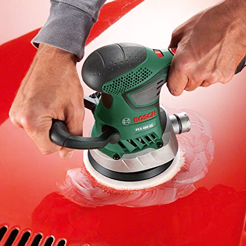 Bosch Exzenterschleifer PEX 400 AE (370 Watt, im Koffer)