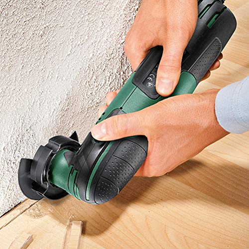 Bosch Home and Garden Multifunktionswerkzeug PMF 220 CE (220 Watt, für Starlock Zubehör, im Koffer), Schwarz/Grün, Einheitsgröße