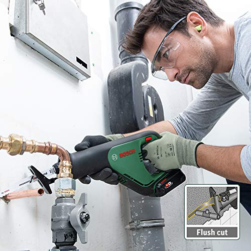 Bosch Akku Säbelsäge AdvancedRecip 18 (2,5 Ah Akku, 18 Volt System, im Karton), Testnote: sehr gut (Magazin: selber machen)