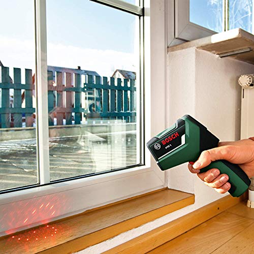 Bosch Infrarotthermometer PTD 1 (-20°C…+200°C, 3 Modi für Schimmel, Wärmebrücken und Oberflächentemperatur)