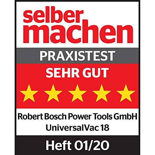 Bosch Home and Garden Akku Staubsauger UniversalVac 18 (ohne Akku, 18 Volt Sytem, im Karton), Grün