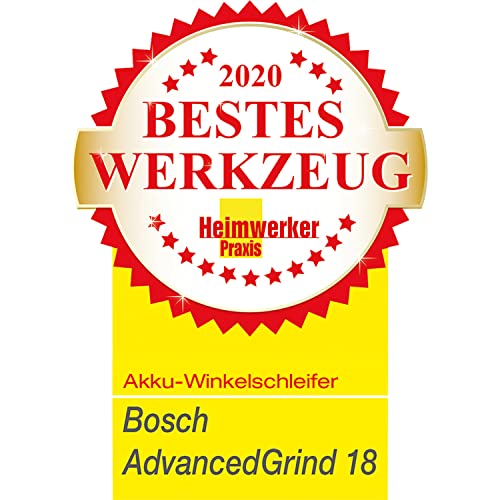 Bosch Winkelschleifer AdvancedGrind 18 (ohne Akku, 18 Volt System, Scheiben-Ø: 125 mm, im Karton), 18 V, Green