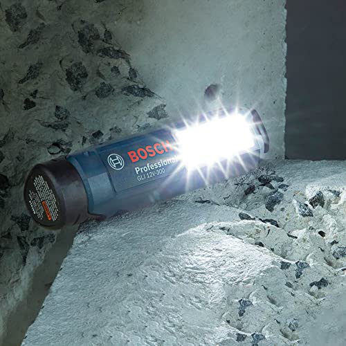 Bosch Professional 12V System Akku LED Lampe GLI 12V-300 (300 Lumen, ohne Akkus und Ladegerät, im Karton)