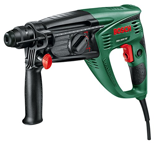 Bosch Bohrhammer PBH 2800 RE (Flachmeißel, Tiefenanschlag, Zusatzhandgriff, Koffer (720 W, Bohr-Ø Beton 26 mm))