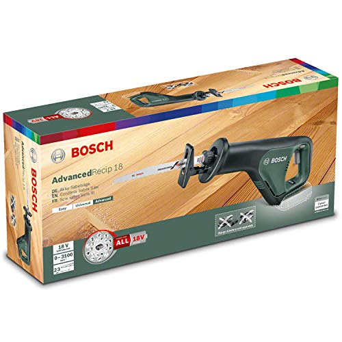 Bosch Akku Säbelsäge AdvancedRecip 18 (ohne Akku, 18 Volt System, im Karton)