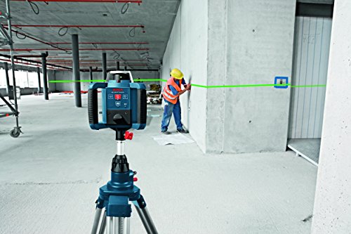 Bosch Professional 061599404B GRL 300 HVG Professional rotationslaser im Koffer mit GR 240 und LR 1G mitWM 4 und BT 300 HD