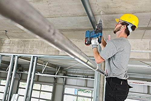 Bosch Professional 18V System Akku Bohrhammer GBH 18 V-26 F (inkl. 2x5.0Ah Akku, Schnellladegerät GAL 1880 CV, Schnellwechselbohrfutter 13 mm, Wechselfutter SDS plus, in L-BOXX 136)