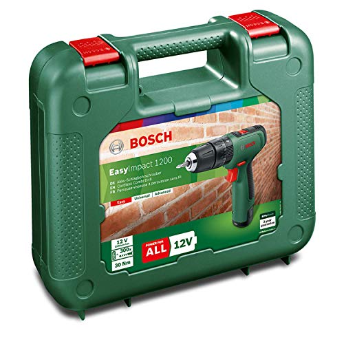 Bosch Akku Bohrschrauber EasyImpact 1200 (1x Akku, 12 Volt System, im Koffer)