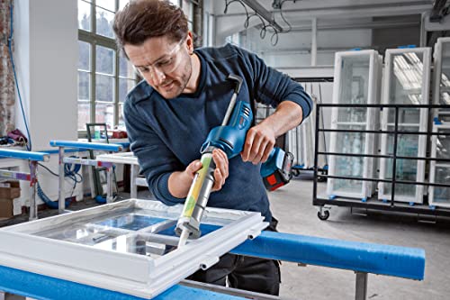 Bosch Professional 18V System Akku Kartuschenpresse GCG 18V-310 (ohne Akkus und Ladegerät, Druckkraft 3,5 kN, max. Kapazität 310 ml, im Karton)
