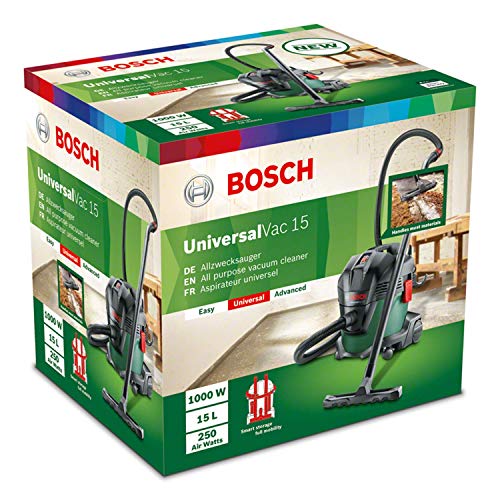 Bosch Werkstattsauger - Universalvac 15 (Lieferung mit Zubehörset)