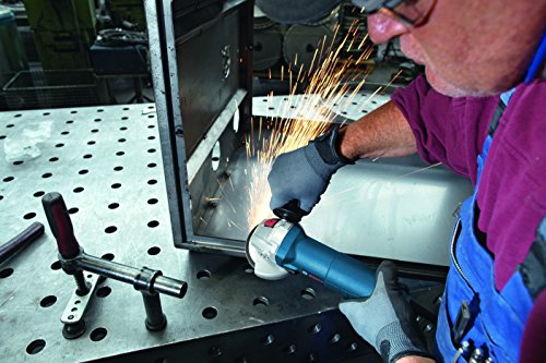 Bosch Professional Winkelschleifer GWS 1000 (Scheiben-Ø 125 mm, 1.000 Watt, mit Wiederanlaufschutz, im Karton)