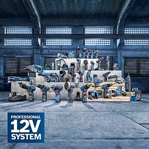 Bosch Professional 12V System Akku-Bohrschrauber GSR 12V-35 FC (inkl. 4 FlexiClick Aufsätze, 2x3.0 Ah Akku, Schnellladegerät GAL 12V-40, in L-BOXX 102) - FlexiClick System
