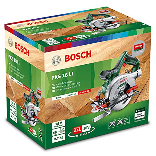 Bosch Akku Handkreissäge PKS 18 LI (ohne Akku, 18 volt System, im Karton)