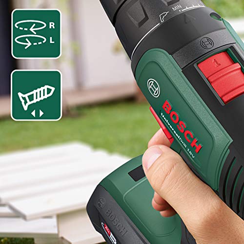 Bosch Akkuschrauber UniversalDrill 18V (2 Akkus, 18 Volt System, im Koffer)