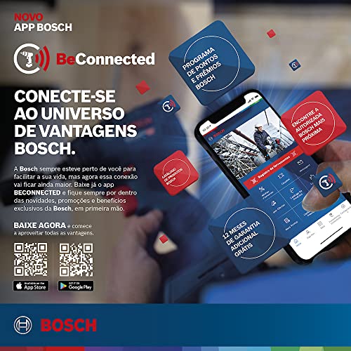 Bosch Professional Rotationslaser-Empfänger LR 45 (roter und grüner Laserstrahl, Empfängerhalterung RB 45, 2 AA-Batterien, Reichweite: bis 300 m Radius)