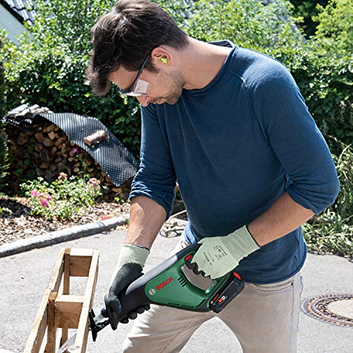 Bosch Akku Säbelsäge AdvancedRecip 18 (2,5 Ah Akku, 18 Volt System, im Karton), Testnote: sehr gut (Magazin: selber machen)