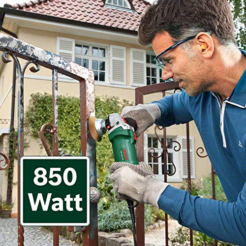 Bosch Winkelschleifer PWS 850-125 (850 W, Anti-Vibrationshandgriff, Scheiben-Ø: 125 mm, im Karton)
