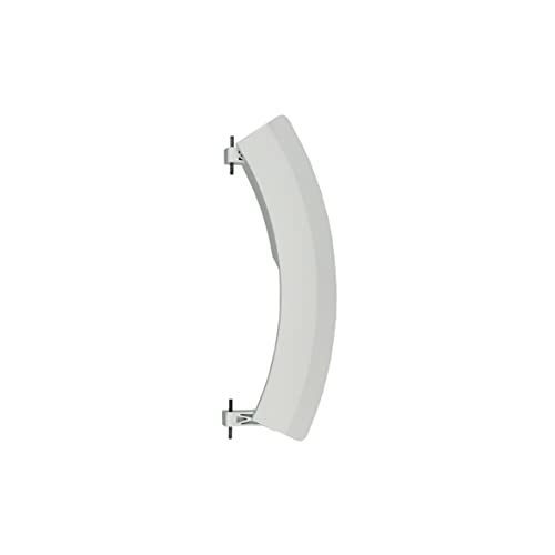 Bosch Siemens751788 00751788 ORIGINAL Türgriff Fenstergriff Bullaugengriff Fensterhandgriff Handgriff Griff weiß mit Achsen Waschmaschine auch Constructa Balay Neff 751788