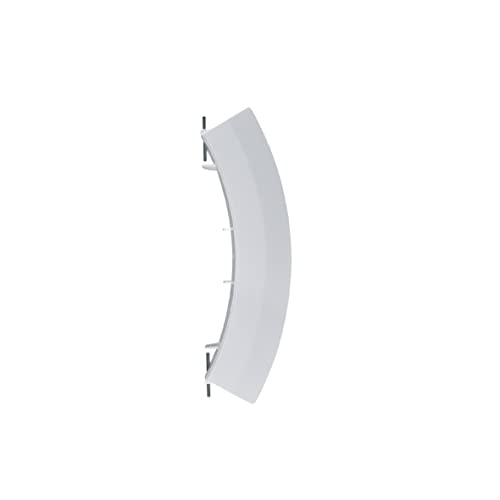 Türgriff Griff weiß Öffner mit Achsen Kunststoff Waschmaschine Waschgerät Bosch Siemens 10009732 passend Constructa Koenic was24 wab28 wab20 wab16 cwf08 cwf14 cwf11 cwf10 cwf13 1kwf61