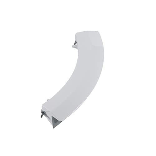 Türgriff Griff weiß Öffner mit Achsen Kunststoff Waschmaschine Waschgerät Bosch Siemens 10009732 passend Constructa Koenic was24 wab28 wab20 wab16 cwf08 cwf14 cwf11 cwf10 cwf13 1kwf61