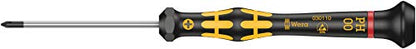 Wera 05030110001 1550 ESD Kraftform Micro Kreuzschlitz-Schraubendreher, PH 00 x 60 mm, 1 Stück