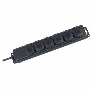 Brennenstuhl BN-1159970 Steckdosenleiste (schwarz, 2 m)