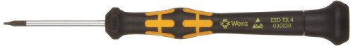 Wera 1567 ESD Torx Kraftform Micro Schraubendreher, TX 4 x 40 mm, 1 Stück, 05030120001