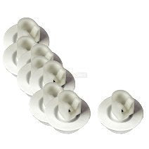 AEG Electrolux 8x Korbrolle, Korbrollen für Unterkorb Spülmaschine von Juno, Matura, Privileg, Quelle - 5027905900/5, 5027905900