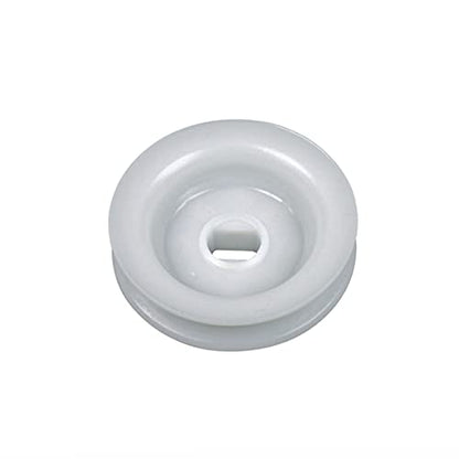 ORIGINAL Electrolux AEG 125865410 1258654100 Rolle Riemenrolle Laufrolle Spannrolle Riemenspannrolle Riemenscheibe f. Motor hinten Ø 45mm Wäschetrockner Trockner Trocknerautomat
