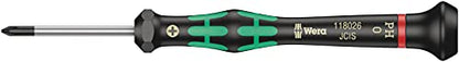 Wera 05030181001 2050/6 Elektroniker-Schraubendrehersatz + Rack, 6-Teilig