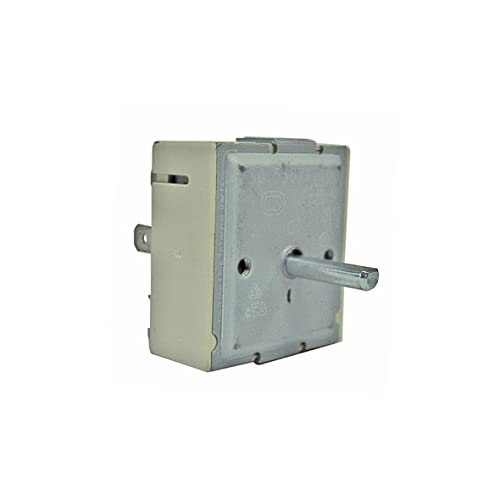 AEG Kochplattenschalter Zweikreis Energieregler rechtsdrehend 240V Kochfeld Herd Original Electrolux 140013340017 EGO 50.85071.000 stufenlose Regulierung passend Alno Husqvarna Zanker Voss Progress