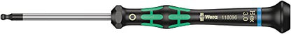 Wera Elektroniker-Schraubendrehersatz 2052/6 + Rack, 6-teilig, 05118156001