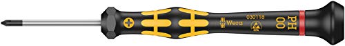 Wera 05030118001 1550 Kraftform Micro Kreuzschlitz-Schraubendreher, PH 00 x 40 mm