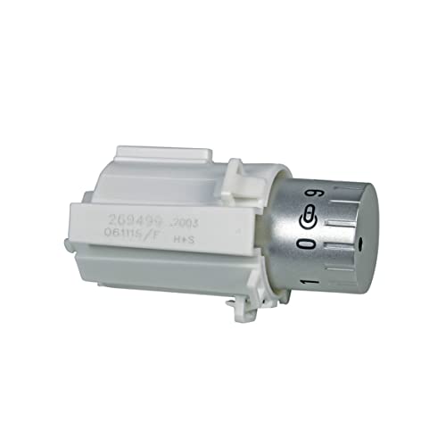 Knebel Knopf Drehgriff Drehknopf Schalter Backofenschalter Wahlschalter silber Backofen Herd Ofen Original Bosch Siemens 00612425 612425 HE20AB510 HE20AB521 HE20BD510