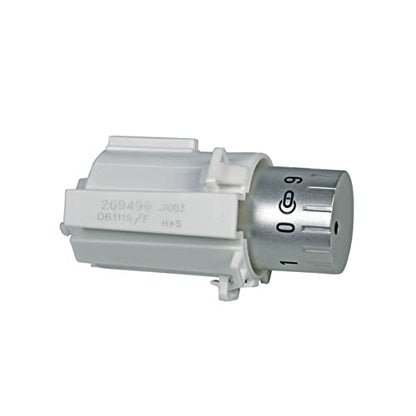 Knebel Knopf Drehgriff Drehknopf Schalter Backofenschalter Wahlschalter silber Backofen Herd Ofen Original Bosch Siemens 00612425 612425 HE20AB510 HE20AB521 HE20BD510