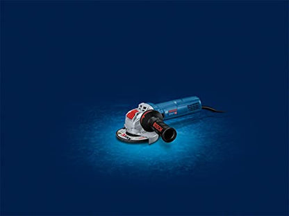 Bosch Professional Winkelschleifer GWX 9-115 S (900 Watt, für X-LOCK Zubehör, ScheibenØ: 115 mm, Schutzhaube, Zusatzhandgriff, im Koffer)