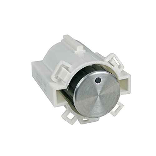 Knebel Knopf Drehgriff Drehknopf Schalter Backofenschalter Wahlschalter schwarz/silber Backofen Herd Ofen Bosch Siemens 00612516 612516 HE30AB530 HE30GB530 HE73BD531 HE73BD530 HE33GU530