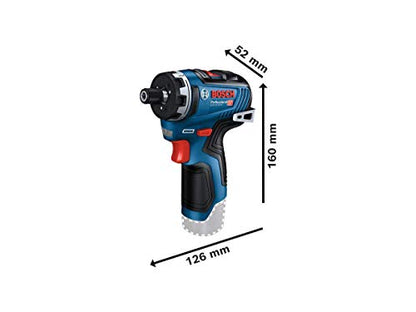 Bosch Professional 12V System Akku-Bohrschrauber GSR 12V-35 HX (ohne Akkus und Ladegerät, in L-BOXX)
