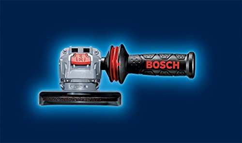 Bosch Professional Winkelschleifer GWX 9-115 S (900 Watt, für X-LOCK Zubehör, ScheibenØ: 115 mm, Schutzhaube, Zusatzhandgriff, im Koffer)