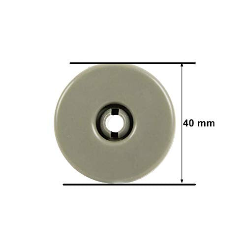 8 Korbrollen Rollen Räder Geschirrspüler Ersatz für Progress PV1535 PV1540 40mm